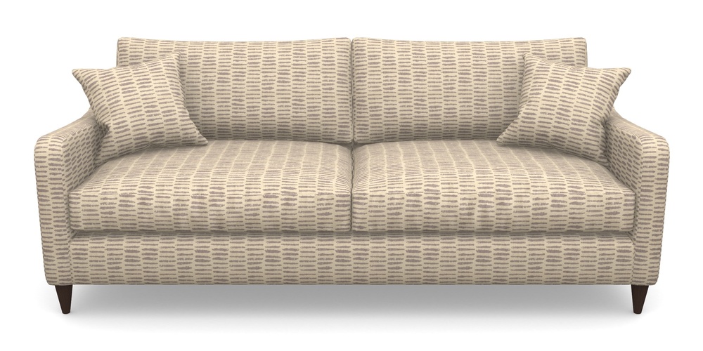 Product photograph of Rye 4 Seater Sofa In Cloth 18 - Daub - Berry from Sofas and Stuff Limited