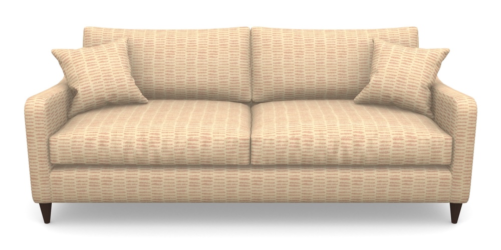 Product photograph of Rye 4 Seater Sofa In Cloth 18 - Daub - Flamingo from Sofas and Stuff Limited