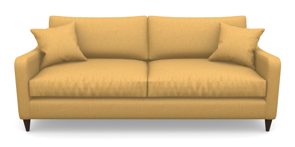 Product photograph of Rye 4 Seater Sofa In Clever Cotton Mix - Mustard from Sofas and Stuff Limited