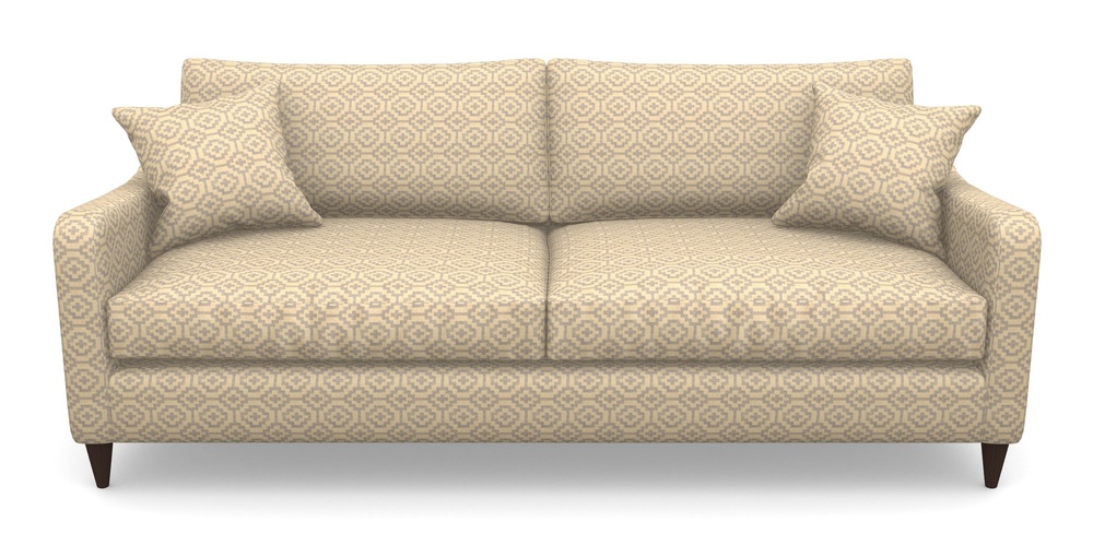 Product photograph of Rye 4 Seater Sofa In Cloth 18 - Tile - Lavender from Sofas and Stuff Limited