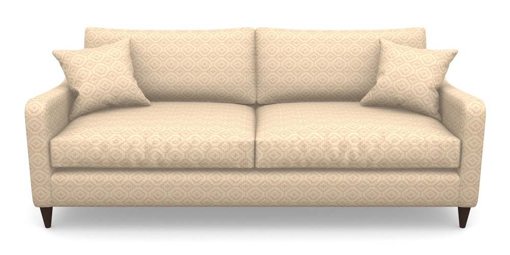Product photograph of Rye 4 Seater Sofa In Cloth 18 - Tile - Rose from Sofas and Stuff Limited