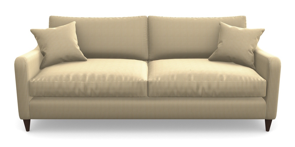 Product photograph of Rye 4 Seater Sofa In Cloth 21 - Simple Stripe - Quince from Sofas and Stuff Limited