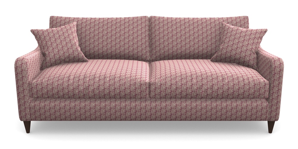 Product photograph of Rye 4 Seater Sofa In Cloth 21 - Spring Twig - Cassis from Sofas and Stuff Limited