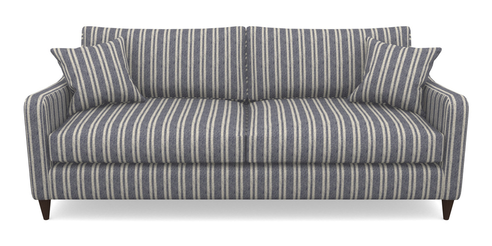 Product photograph of Rye 4 Seater Sofa In Cloth 22 - Barcode - Deep Water from Sofas and Stuff Limited