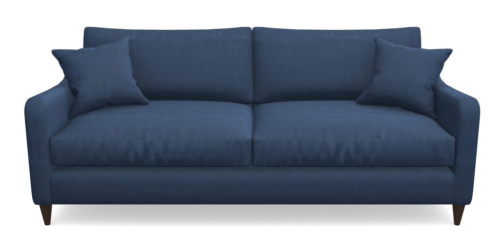 Product photograph of Rye 4 Seater Sofa In Clever Tough And Eco Velvet - Agean from Sofas and Stuff Limited