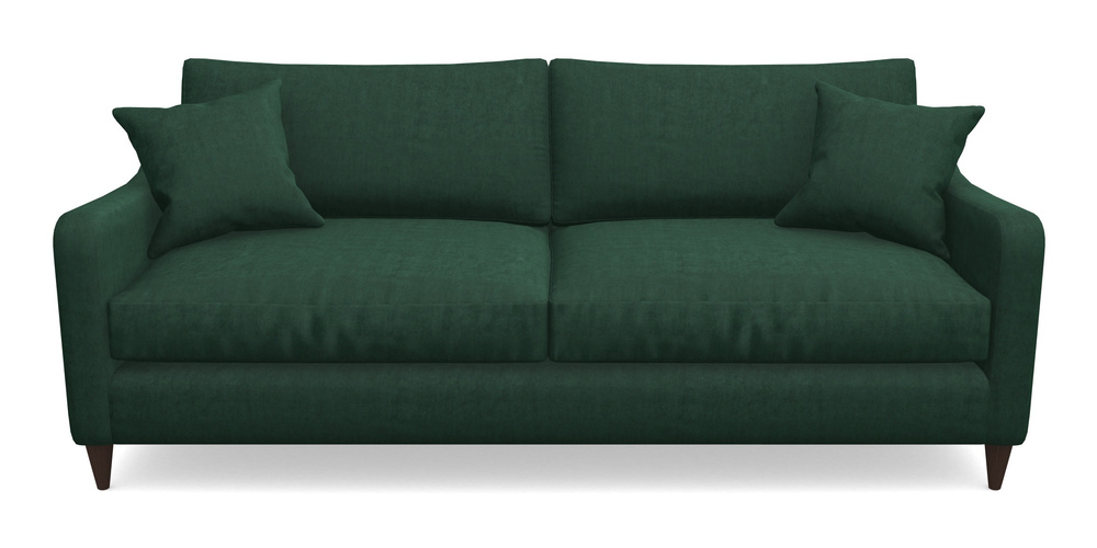 Product photograph of Rye 4 Seater Sofa In Clever Tough And Eco Velvet - Pine from Sofas and Stuff Limited
