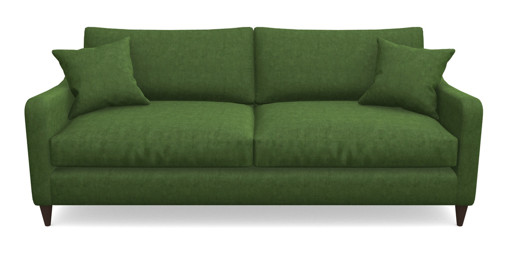 Product photograph of Rye 4 Seater Sofa In Clever Tough And Eco Velvet - Shamrock from Sofas and Stuff Limited