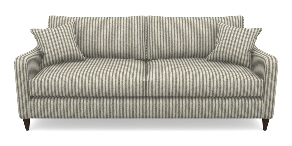 Product photograph of Rye 4 Seater Sofa In Cloth 22 - Pinstripe - Seal from Sofas and Stuff Limited