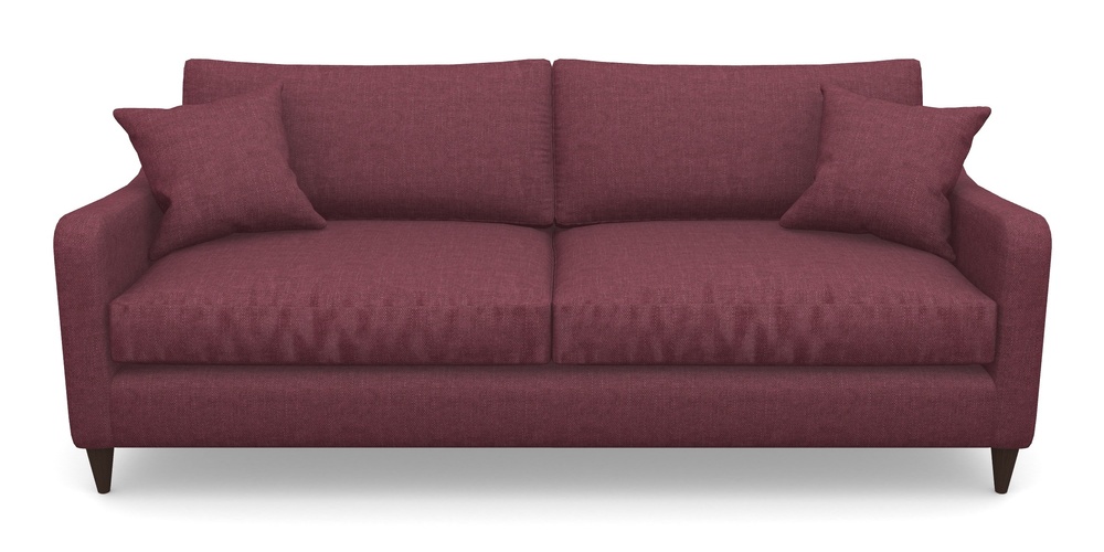 Product photograph of Rye 4 Seater Sofa In Easy Clean Plain - Chianti from Sofas and Stuff Limited