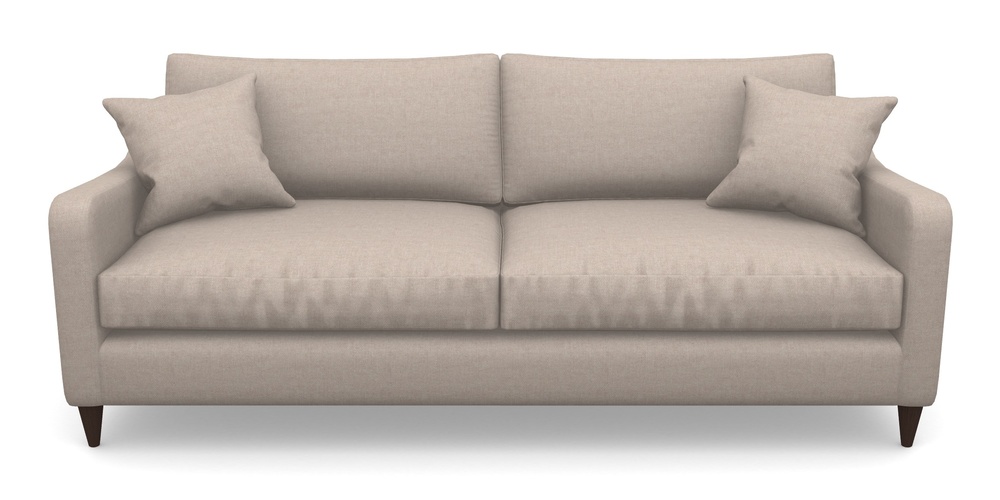 Product photograph of Rye 4 Seater Sofa In Easy Clean Plain - Cream from Sofas and Stuff Limited