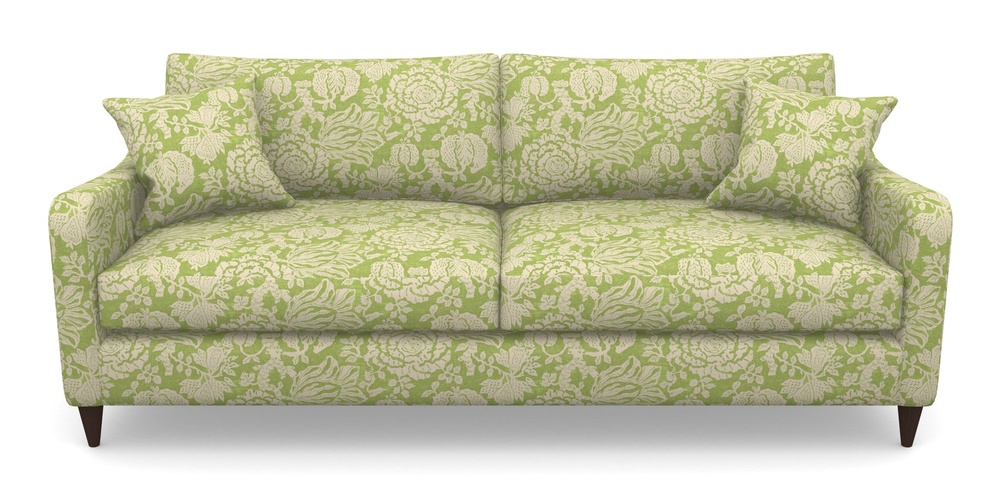 Product photograph of Rye 4 Seater Sofa In V A Brompton Collection - Flowering Kale - Lime from Sofas and Stuff Limited