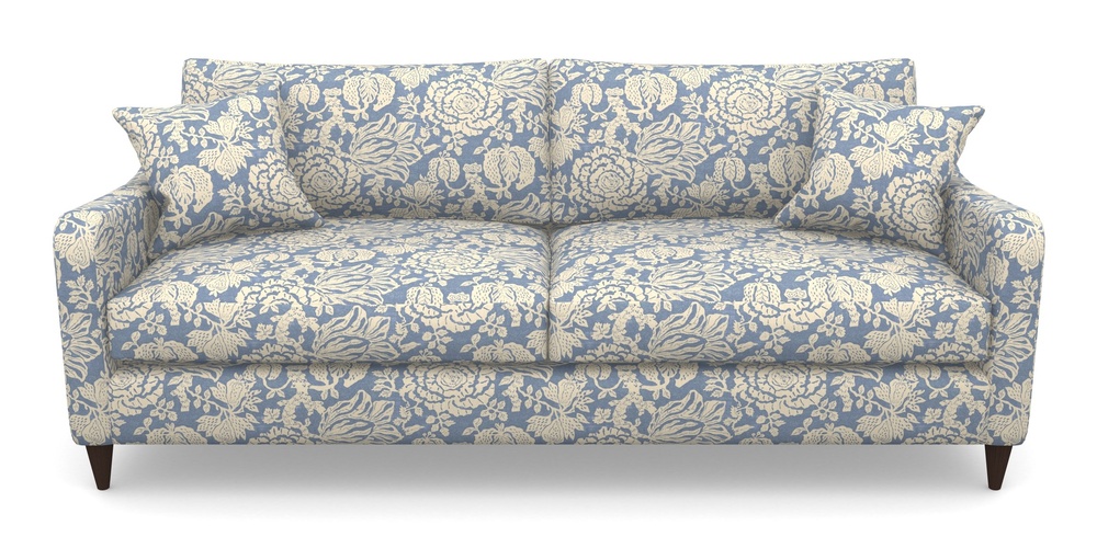 Product photograph of Rye 4 Seater Sofa In V A Brompton Collection - Flowering Kale - Morning Blue from Sofas and Stuff Limited