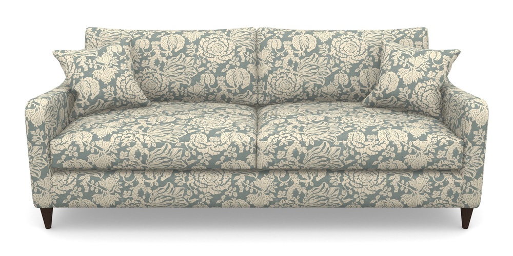 Product photograph of Rye 4 Seater Sofa In V A Brompton Collection - Flowering Kale - Pebble from Sofas and Stuff Limited