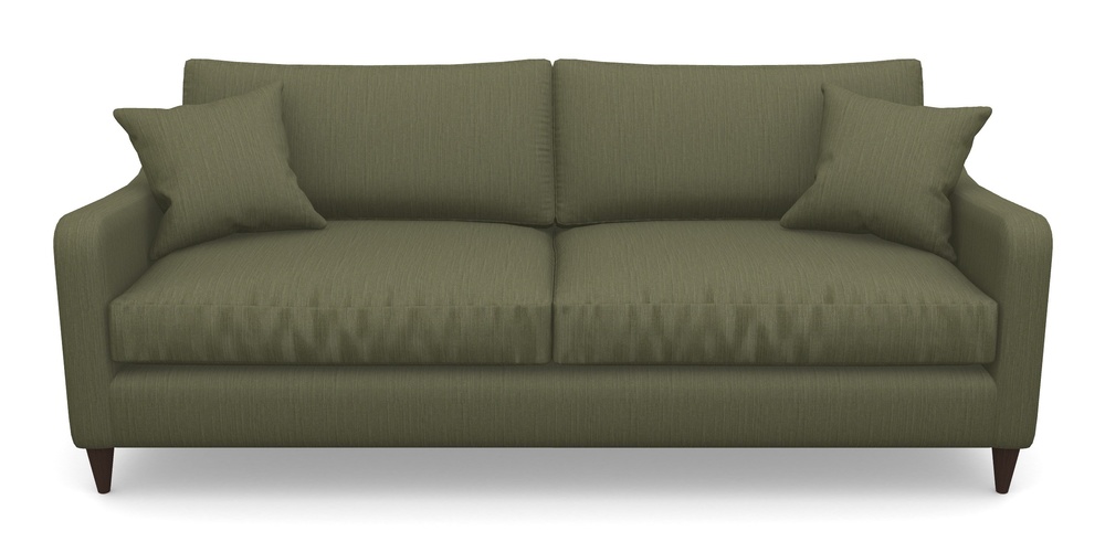 Product photograph of Rye 4 Seater Sofa In Herringbone - Army from Sofas and Stuff Limited