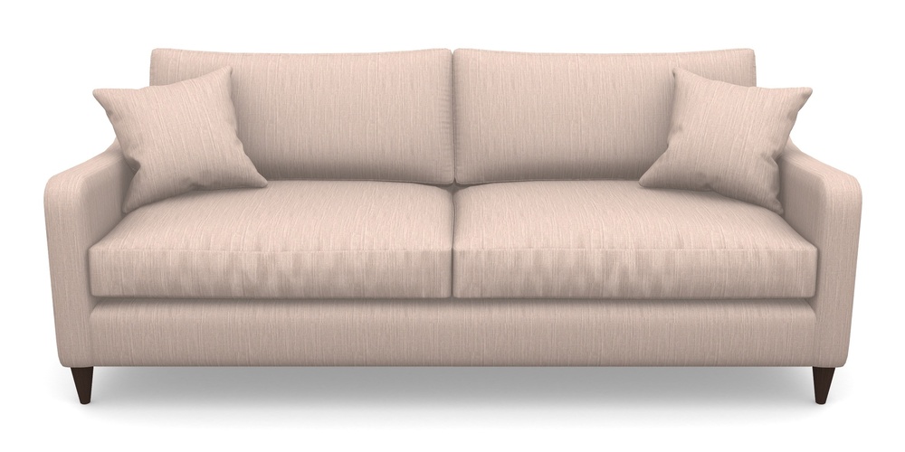 Product photograph of Rye 4 Seater Sofa In Herringbone - Rose from Sofas and Stuff Limited