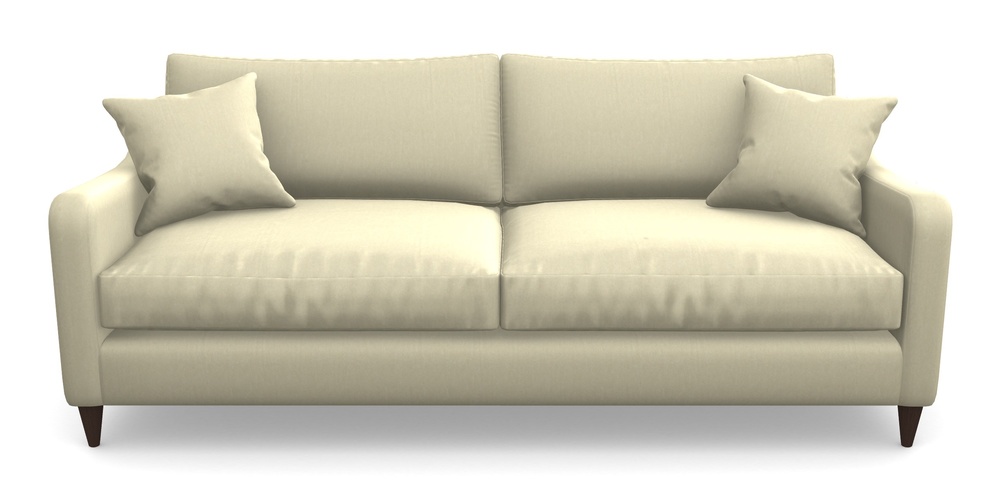 Product photograph of Rye 4 Seater Sofa In House Velvet - Latte from Sofas and Stuff Limited