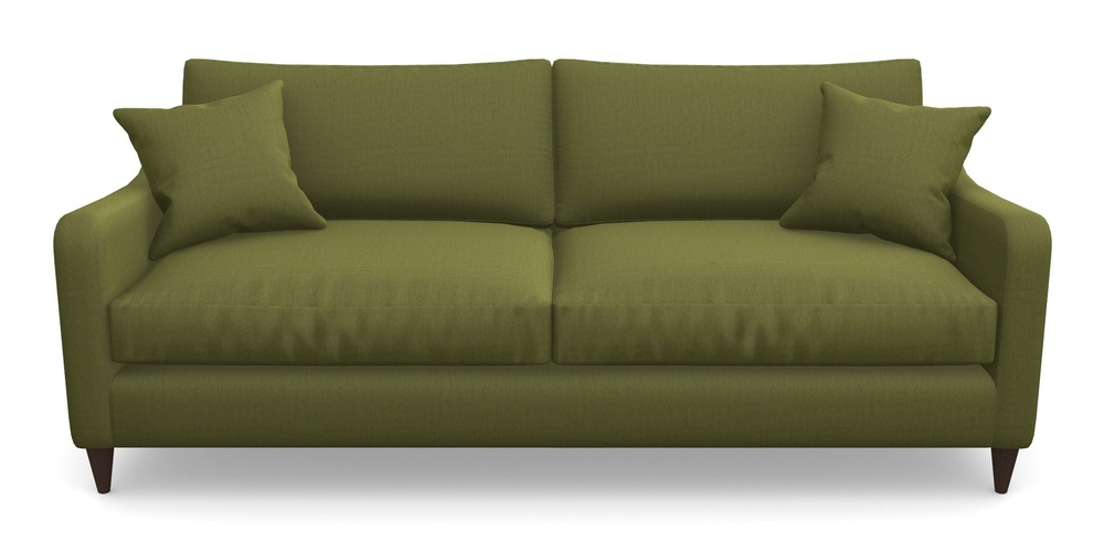 Product photograph of Rye 4 Seater Sofa In House Velvet - Olive from Sofas and Stuff Limited
