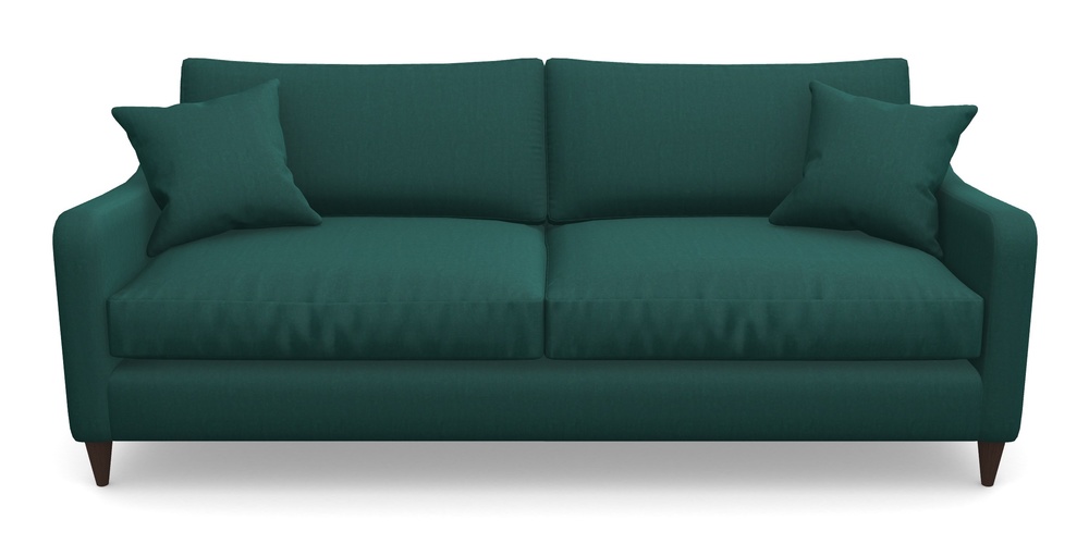 Product photograph of Rye 4 Seater Sofa In House Velvet - Peacock from Sofas and Stuff Limited