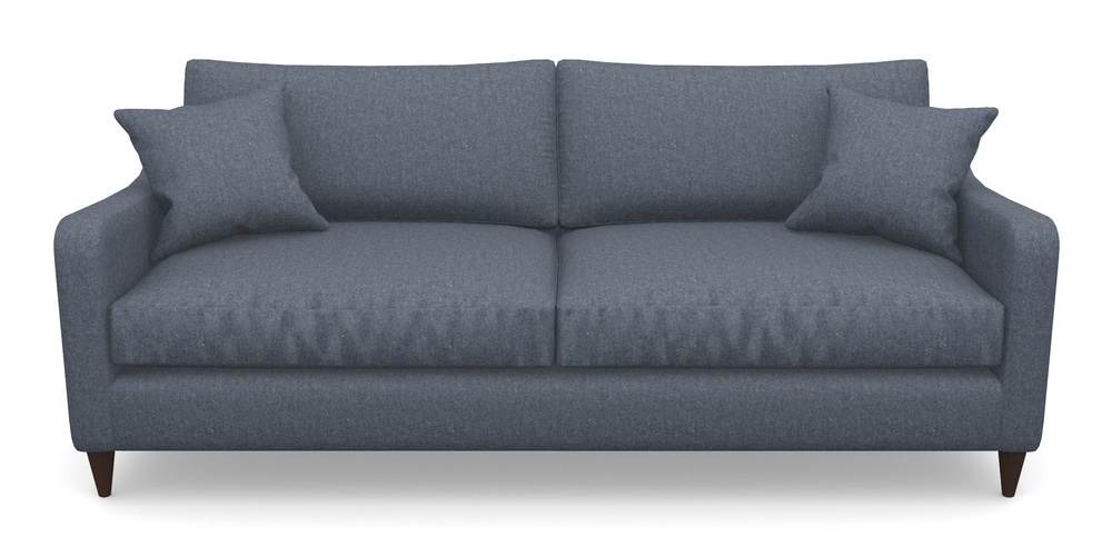 Product photograph of Rye 4 Seater Sofa In House Wool - Navy from Sofas and Stuff Limited