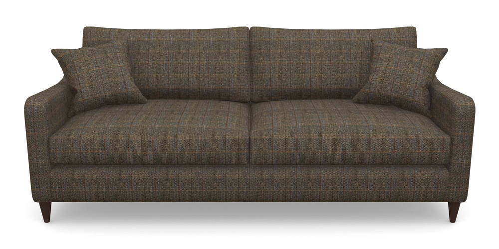 Product photograph of Rye 4 Seater Sofa In Harris Tweed House - Harris Tweed House Blue from Sofas and Stuff Limited