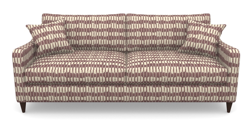 Product photograph of Rye 4 Seater Sofa In V A Brompton Collection - Ikat - Cacao from Sofas and Stuff Limited