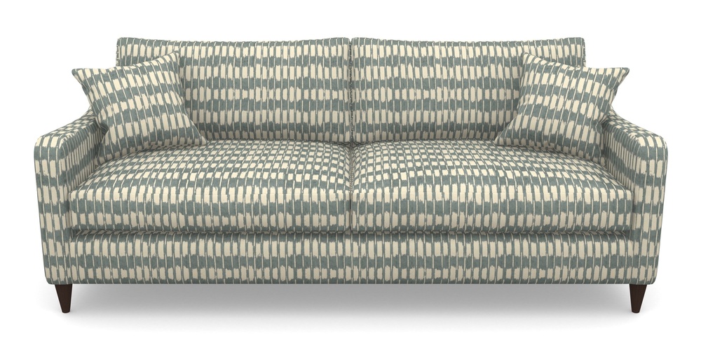 Product photograph of Rye 4 Seater Sofa In V A Brompton Collection - Ikat - Pebble from Sofas and Stuff Limited