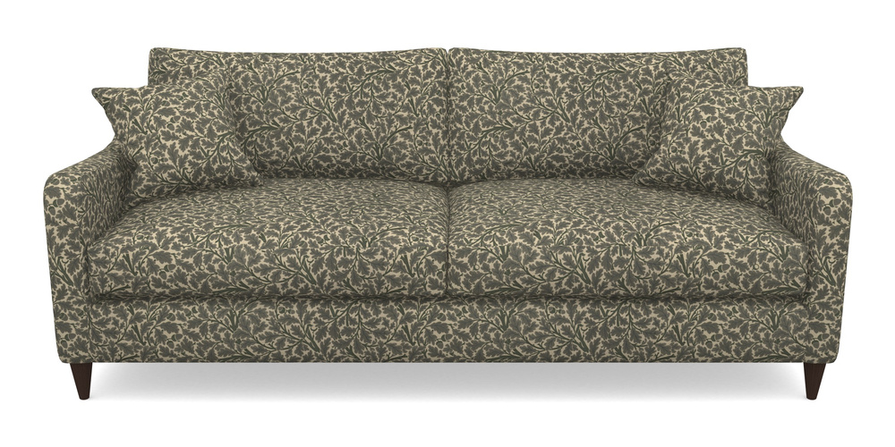 Product photograph of Rye 4 Seater Sofa In V A Drawn From Nature Collection - Oak Tree - Dark Green from Sofas and Stuff Limited