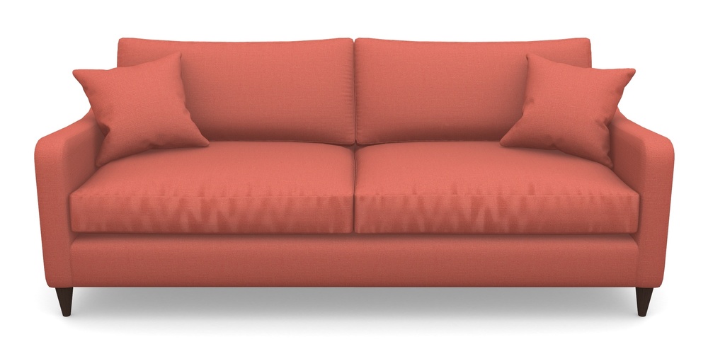 Product photograph of Rye 4 Seater Sofa In Plain Linen Cotton - Tequila Sunset from Sofas and Stuff Limited