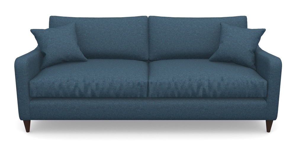 Product photograph of Rye 4 Seater Sofa In Soft Wool - Denim from Sofas and Stuff Limited
