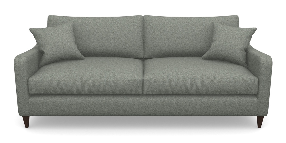 Product photograph of Rye 4 Seater Sofa In Soft Wool - Wolf from Sofas and Stuff Limited