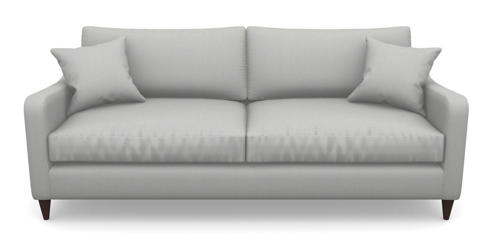 Product photograph of Rye 4 Seater Sofa In Two Tone Plain - Grey from Sofas and Stuff Limited