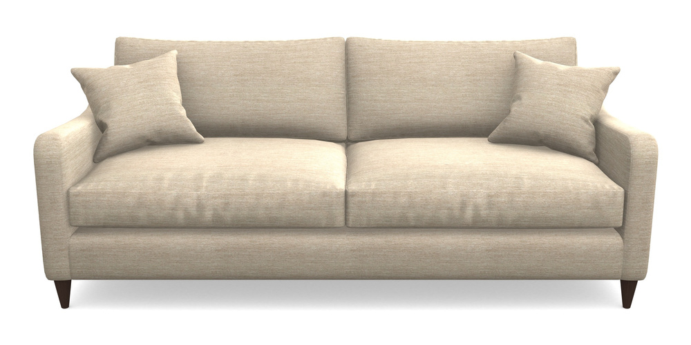 Product photograph of Rye 4 Seater Sofa In Textured Velvet - Almond from Sofas and Stuff Limited