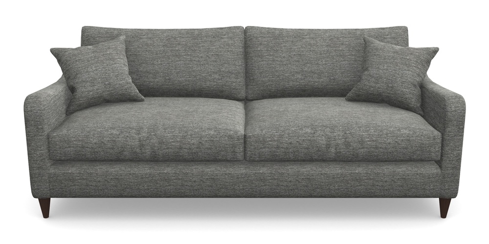 Product photograph of Rye 4 Seater Sofa In Textured Velvet - Slate from Sofas and Stuff Limited