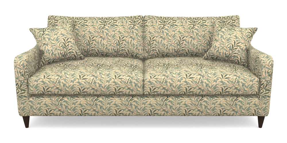 Product photograph of Rye 4 Seater Sofa In William Morris Collection - Willow Boughs - Cream Pale Green from Sofas and Stuff Limited