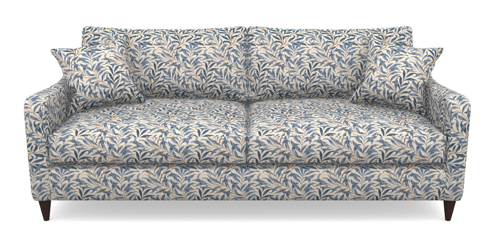 Product photograph of Rye 4 Seater Sofa In William Morris Collection - Willow Boughs - Woad from Sofas and Stuff Limited