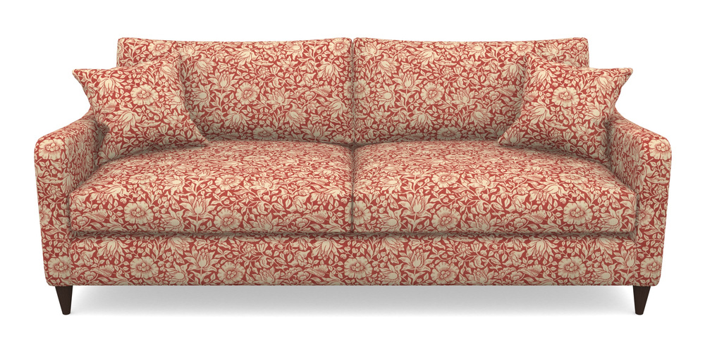 Product photograph of Rye 4 Seater Sofa In William Morris Collection - Mallow - Madder from Sofas and Stuff Limited