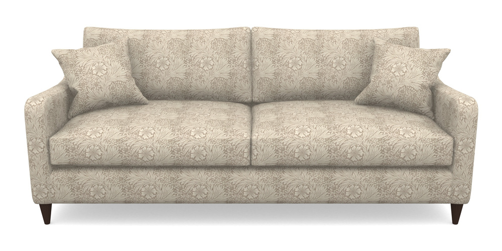 Product photograph of Rye 4 Seater Sofa In William Morris Collection - Marigold - Linen Ivory from Sofas and Stuff Limited