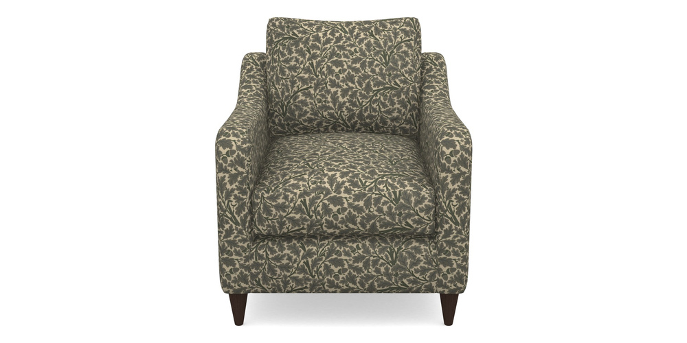 Product photograph of Rye Chair In V A Drawn From Nature Collection - Oak Tree - Dark Green from Sofas and Stuff Limited
