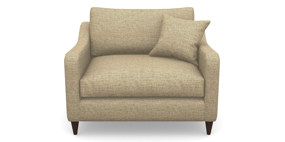 Product photograph of Rye Snuggler In Basket Weave - Ebony from Sofas and Stuff Limited