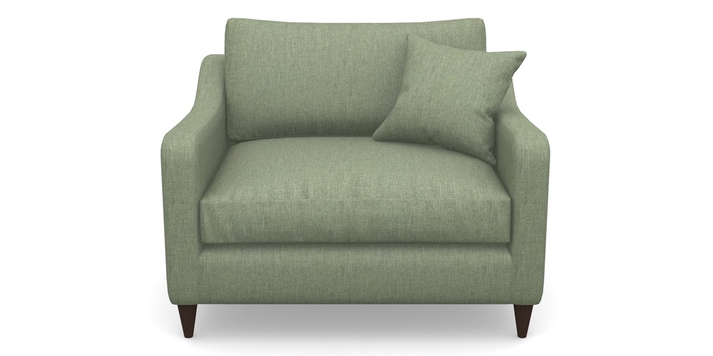 Product photograph of Rye Snuggler In Clever Cotton Mix - Forest from Sofas and Stuff Limited