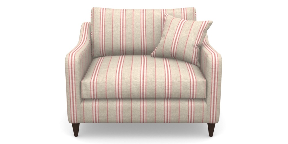 Product photograph of Rye Snuggler In Cloth 18 Stripes - Regimental - Cranberry from Sofas and Stuff Limited