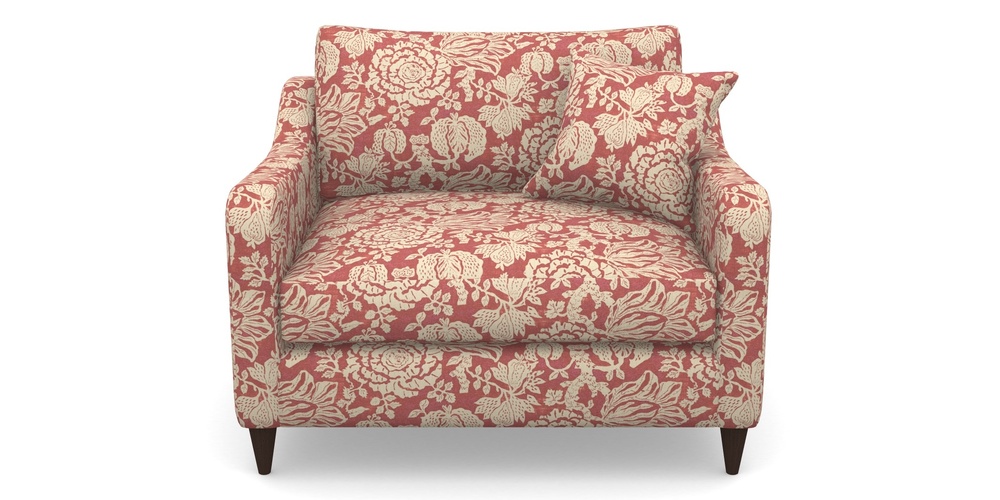 Product photograph of Rye Snuggler In V A Brompton Collection - Flowering Kale - Chilli from Sofas and Stuff Limited