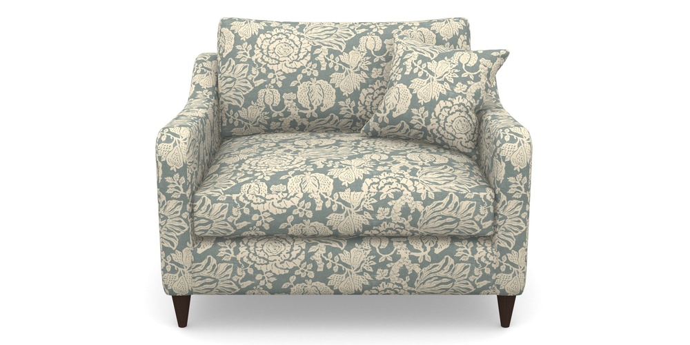 Product photograph of Rye Snuggler In V A Brompton Collection - Flowering Kale - Pebble from Sofas and Stuff Limited