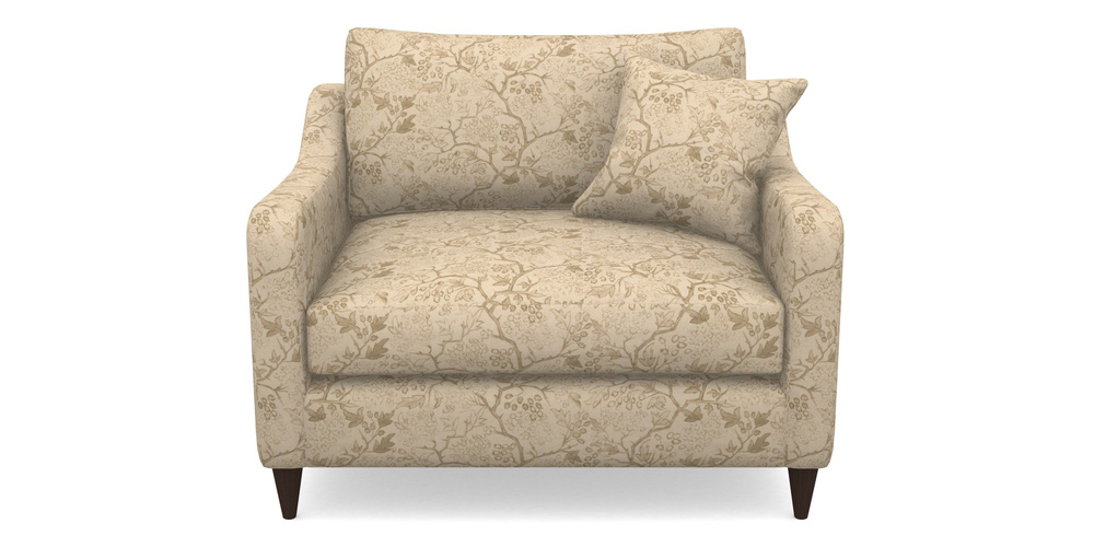 Product photograph of Rye Snuggler In Rhs Collection - Gertrude Jekyll Linen Cotton Blend - Sand from Sofas and Stuff Limited