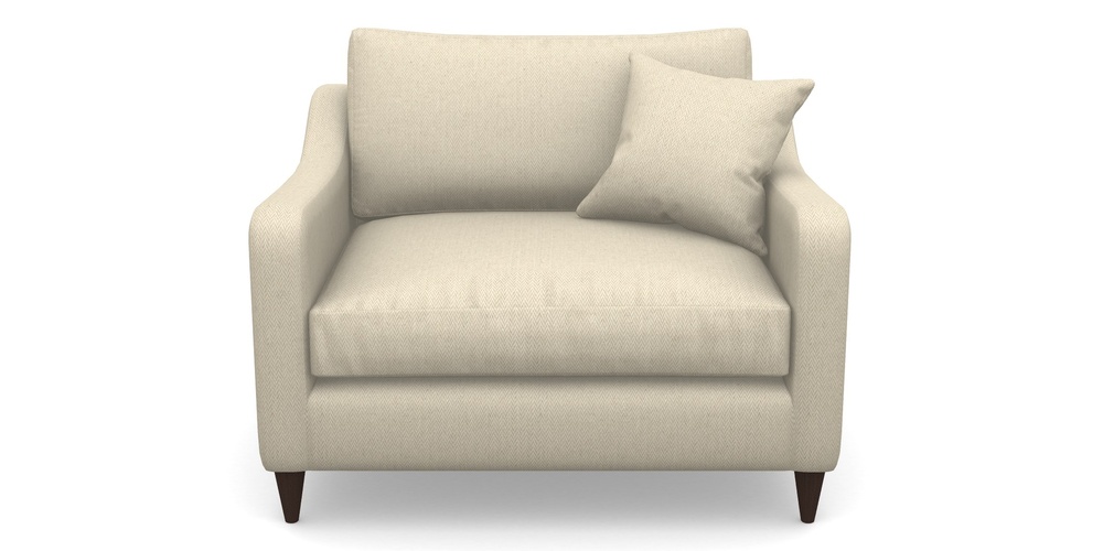 Product photograph of Rye Snuggler In House Linen 2 - Natural from Sofas and Stuff Limited