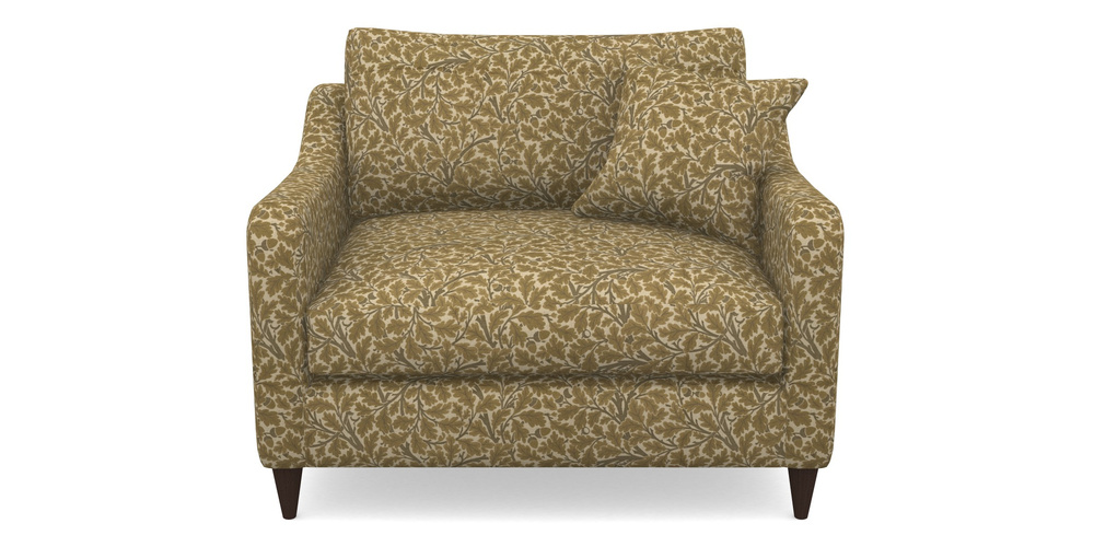 Product photograph of Rye Snuggler In V A Drawn From Nature Collection - Oak Tree - Gold from Sofas and Stuff Limited