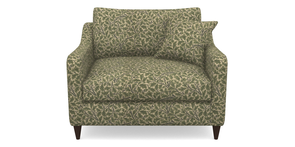 Product photograph of Rye Snuggler In V A Drawn From Nature Collection - Oak Tree - Light Green from Sofas and Stuff Limited
