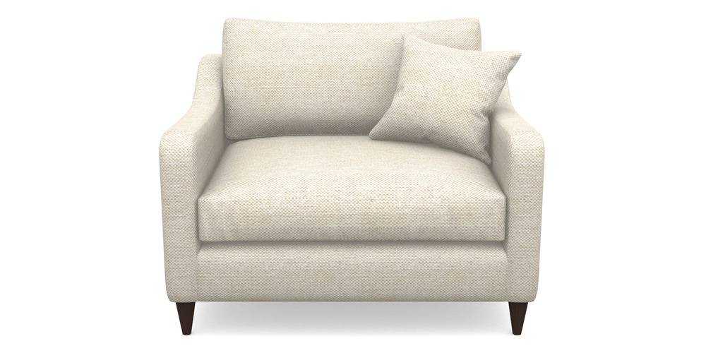 Product photograph of Rye Snuggler In Sanday Linen - Natural from Sofas and Stuff Limited