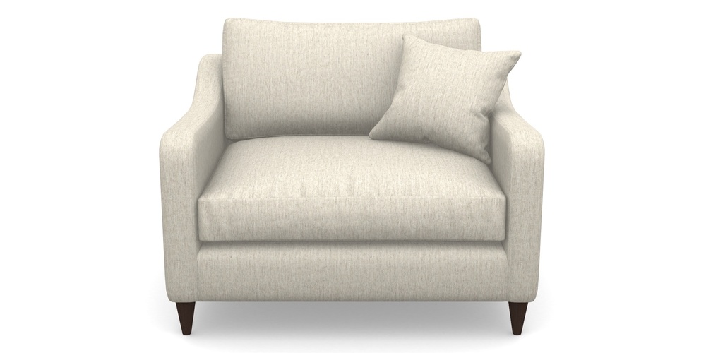 Product photograph of Rye Snuggler In Smart Plain - Natural from Sofas and Stuff Limited