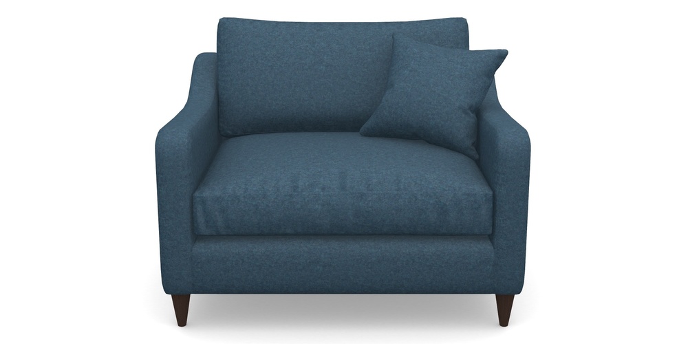 Product photograph of Rye Snuggler In Soft Wool - Denim from Sofas and Stuff Limited